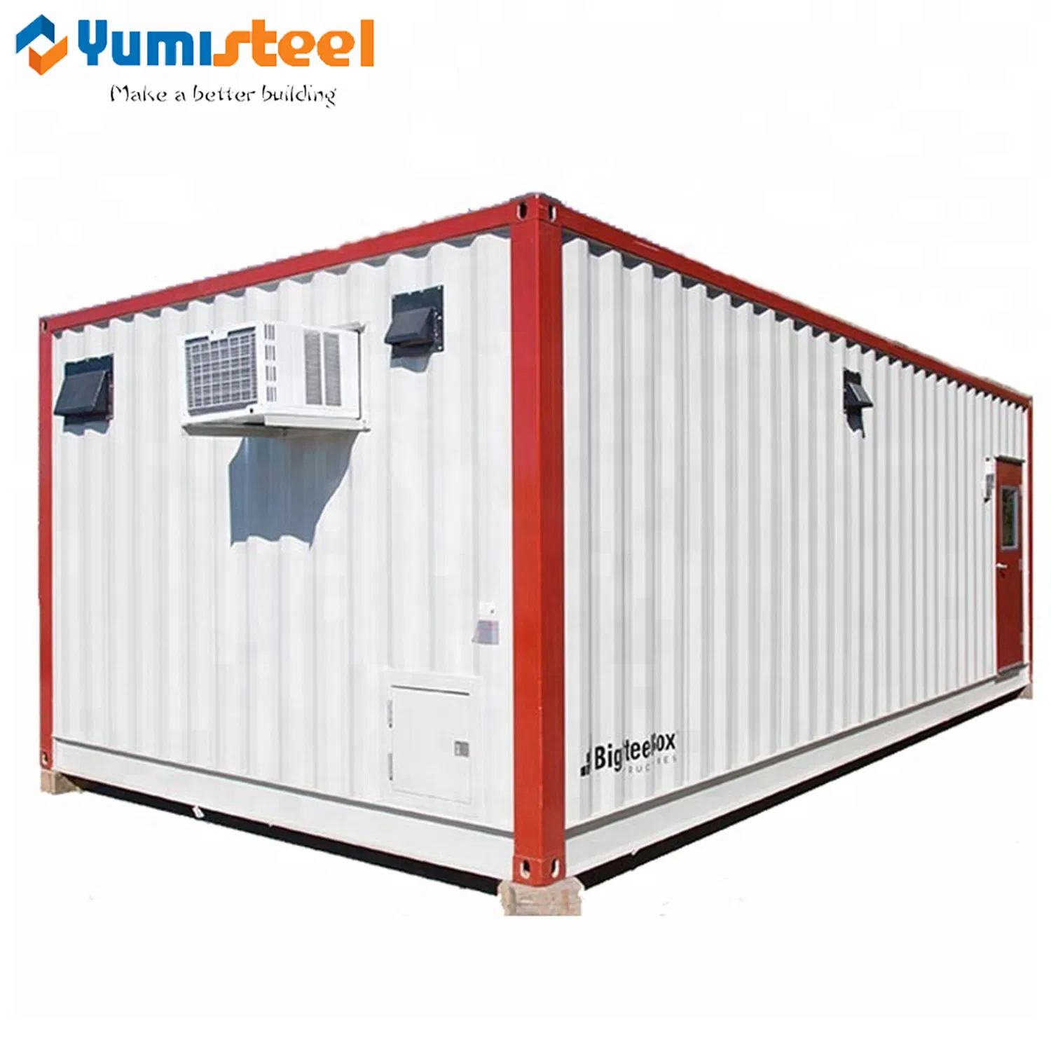 Fast Assembly Customized Design Steel Frame Building Mobile Shipping Container House for Shop