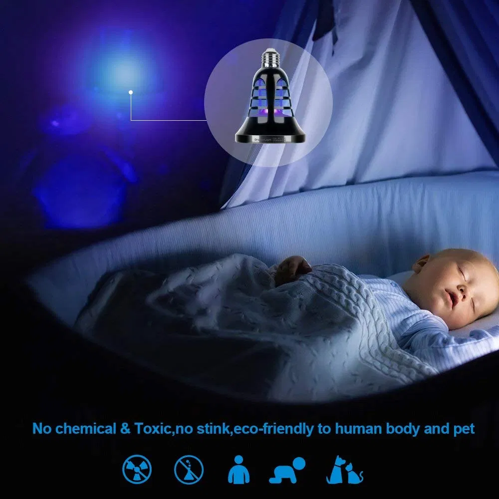 2 in 1 USB Charging Bug Zapper Insects Mosquito Killer Light Lamp for Home Porch