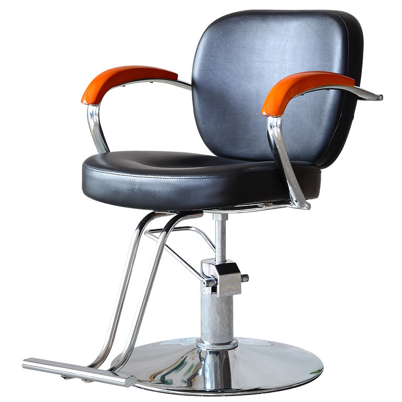 Versatile Barber's Chair with Adjustable Height and Swivel Base