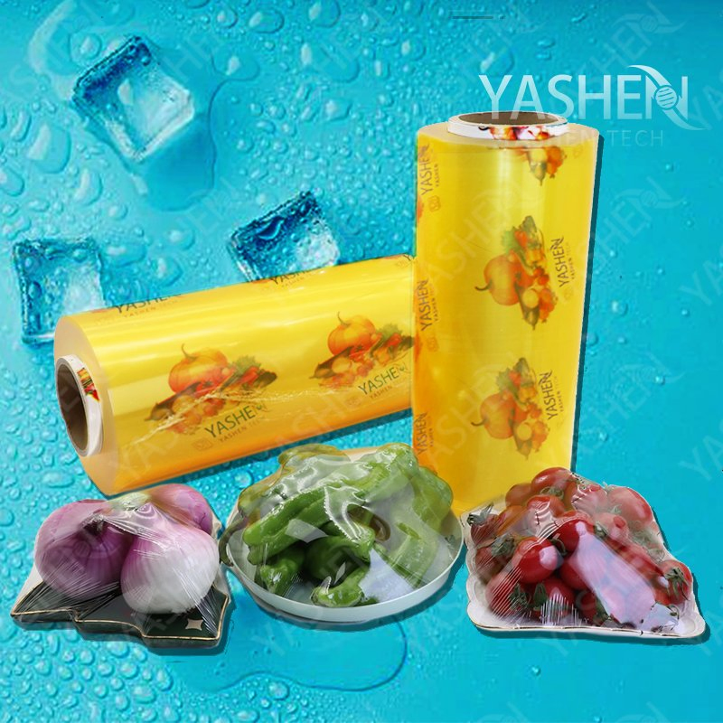 Refrigerated Frozen Food Eco-Friendly Clean PVC Cling Film Kitchen Cling Film