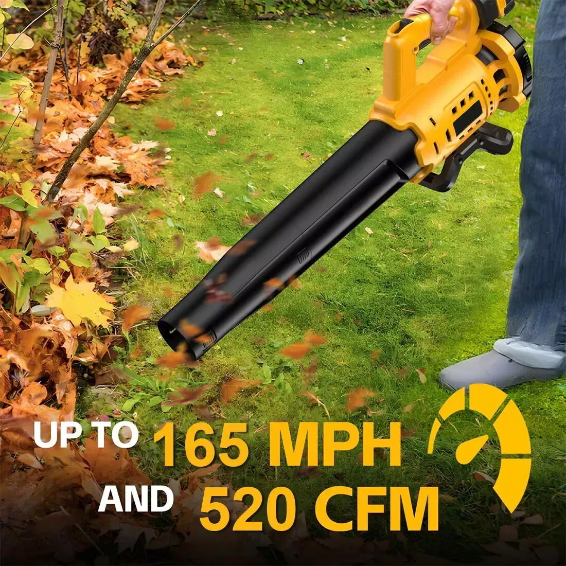 Cordless Electric Backpack Leaf Blower Efficient Battery Powered Tool