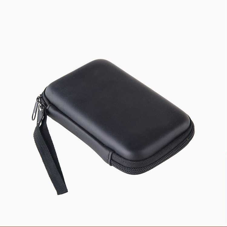 Чехол для наушников EVA черный водонепроницаемый с ремнем