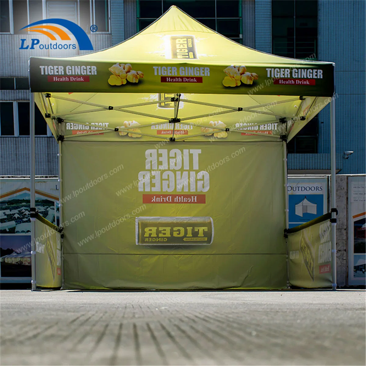 10X20'hexagonal Steel Frame Outdoor Folding Beach Gazebo Tent for Events
