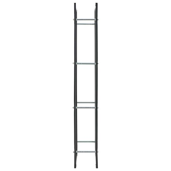 Steel Firewood Rack Freestanding Fire Log Wood Large Holder Storage Solution