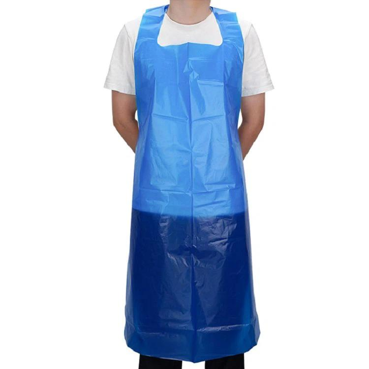 High Quality Disposable PPE Polythene Plastic PE Apron for Food, Medical and Hospitality Industry