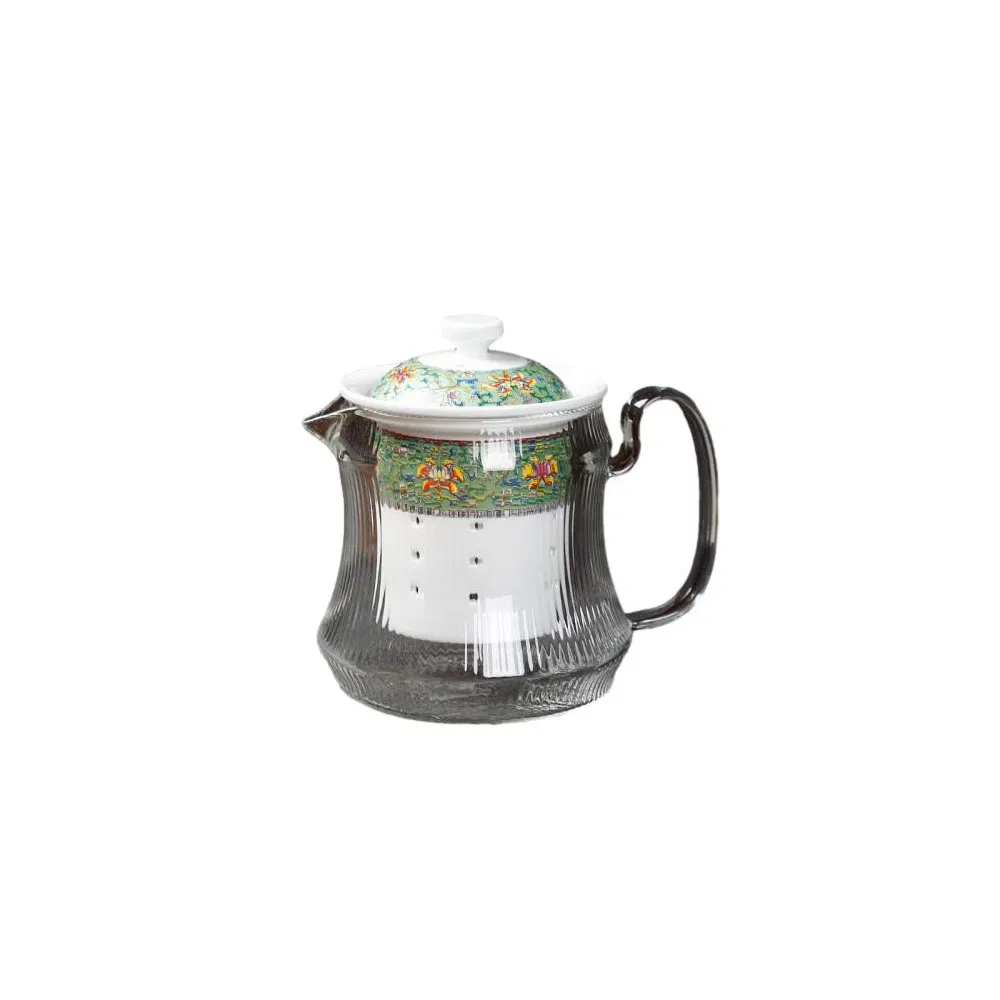 Hot Selling Luxury Teapot Flower Pot Wood Handle Large Capacity Business Feature