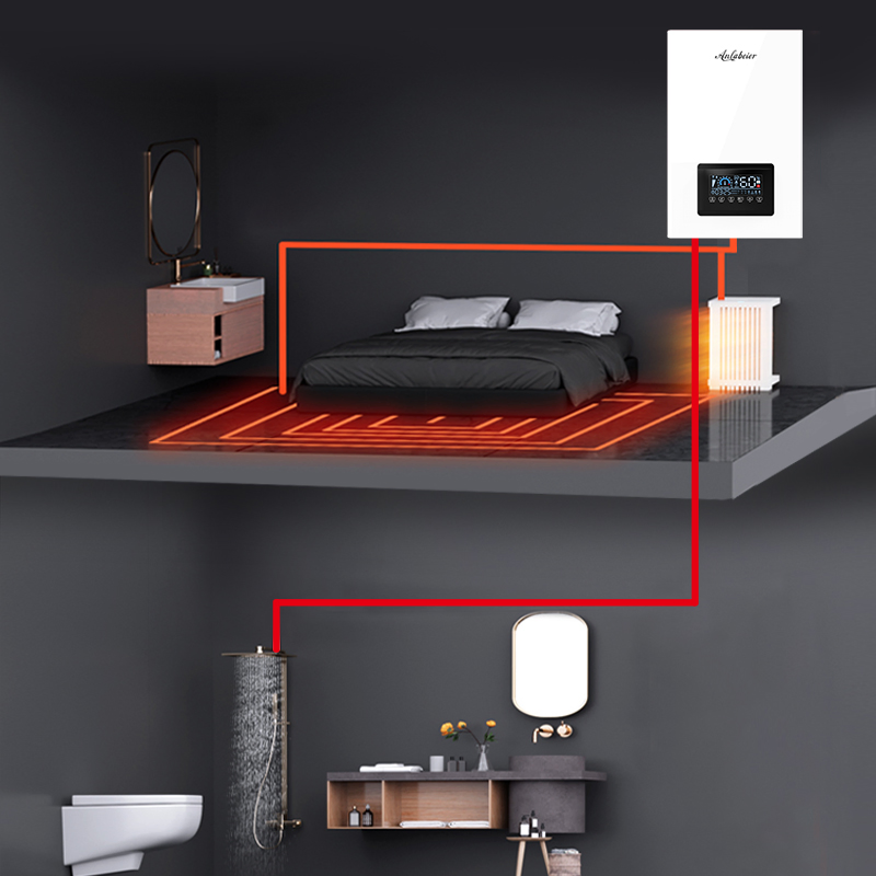 Home Central Heating Combi Frequency Thermostat Induction Electric Hot Water Boiler for Indoor Heating Price