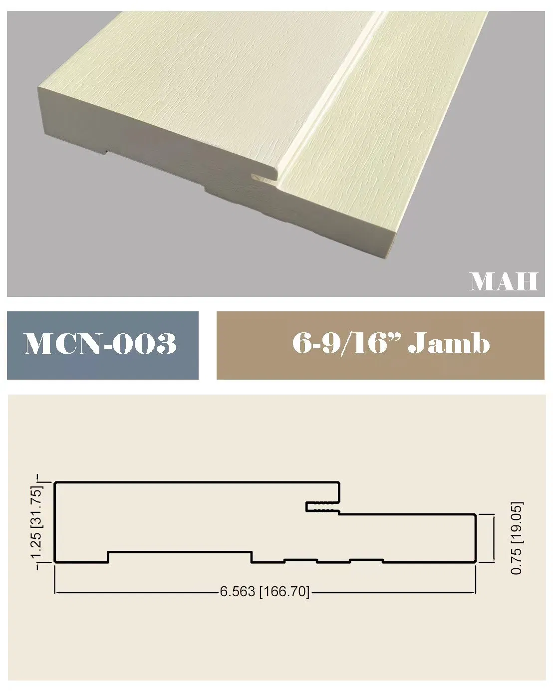 Fiberglass Front Door with PVC Door Frame