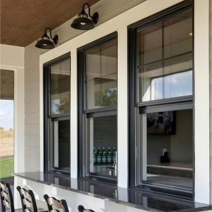 CE Nfrc Aluminum Vertical Double Hung Lift Sliding Upward Sash Window