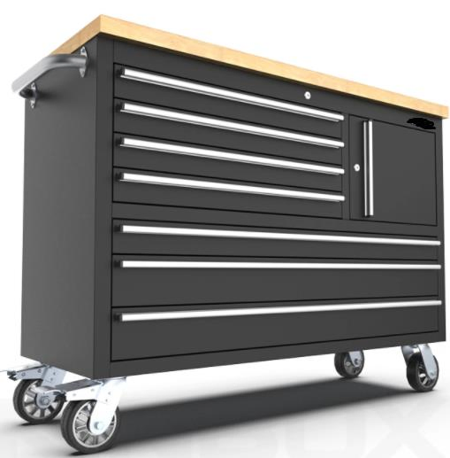 Junmao 48 Inch 7-Drawers Stainless Steel