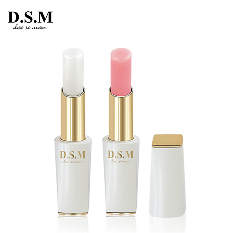 Dsm 3 Colors White Pink Waterproof Mineral Moisturizing Tinted Lip Balm