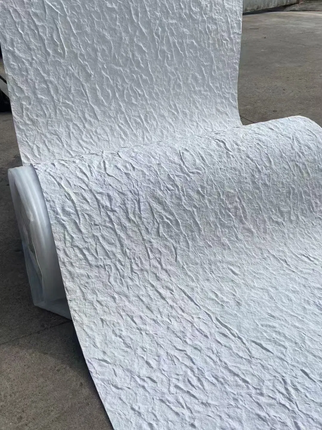 Bendable Stone Film, Ultra-Thin and Lightweight, Fast Installation, Support for Large Customization