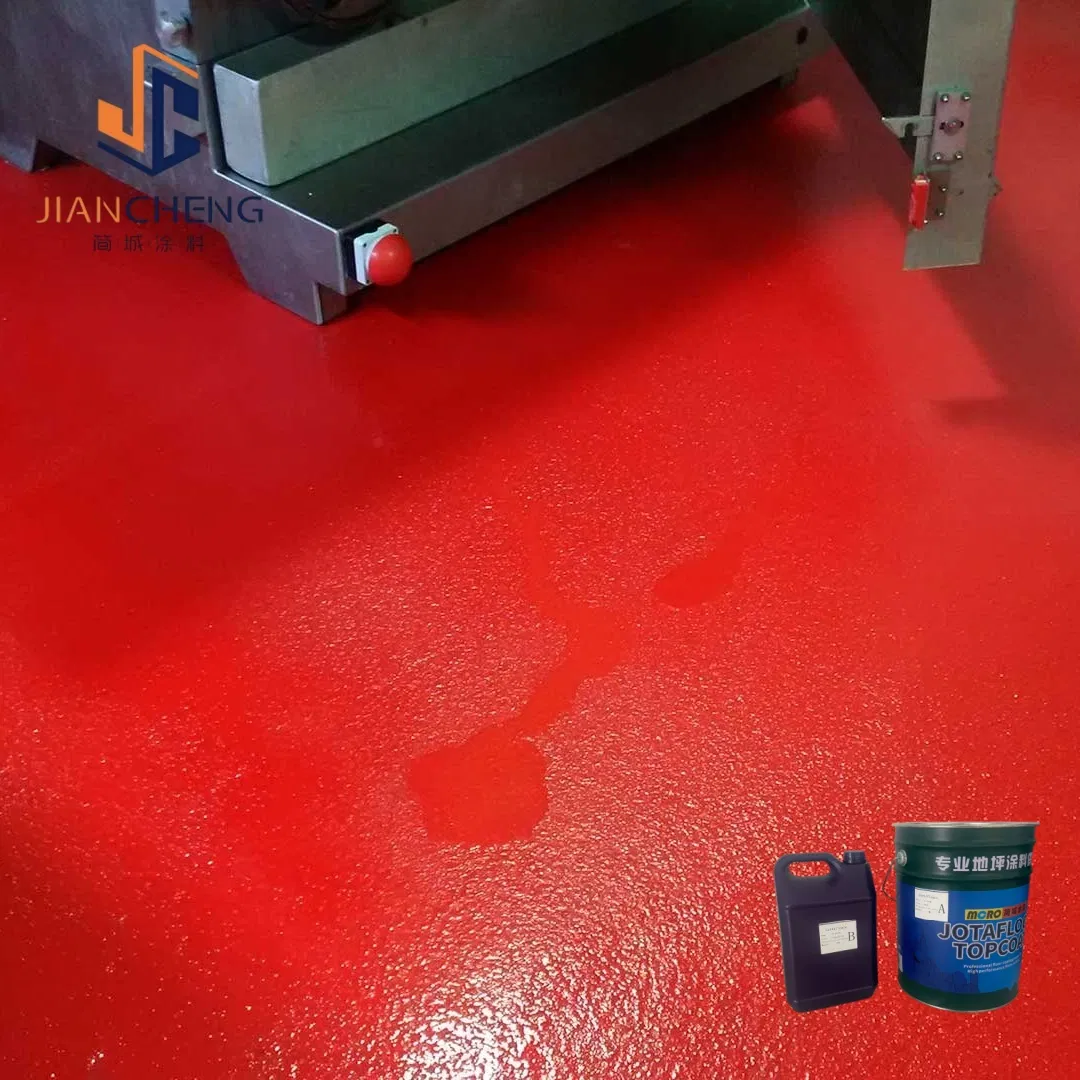 Red Water-Based Polyurethane Cement Anti-Skid Wear-Resistant Paint System