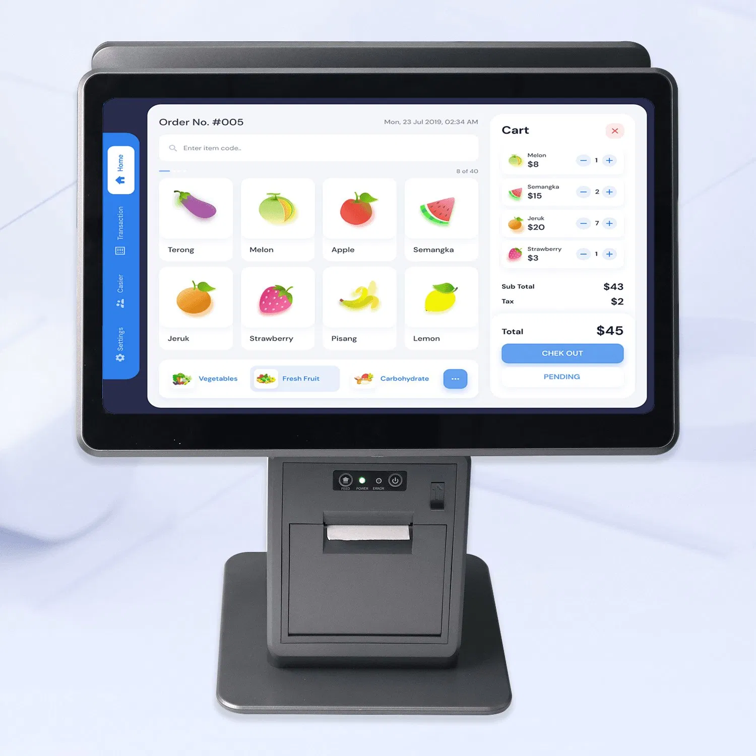 Hot Selling High-End Commercial Cash Register Private Model for Restaurant Shopping Mall Convenience Food Processing Machinery