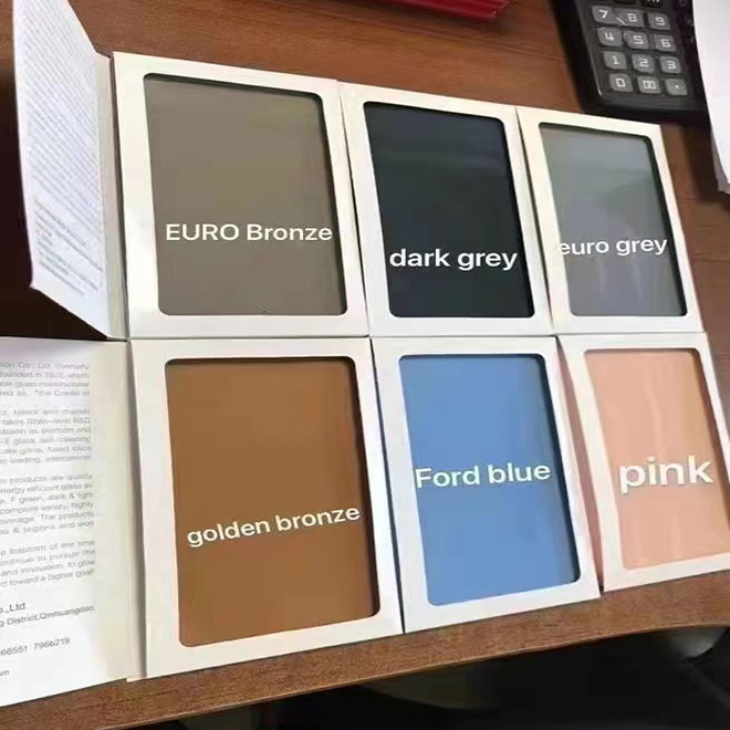 Mirror Clear Double Coat Reflection Bronze Float Glass Floating Raw Glass Sheet Glass Wafer