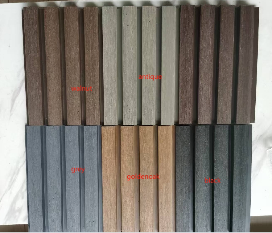 Outdoor WPC Eco-Friendly Waterproof Fireproof UV Resistance and Aesthetically Plastic Composite Cladding Fence Panel
