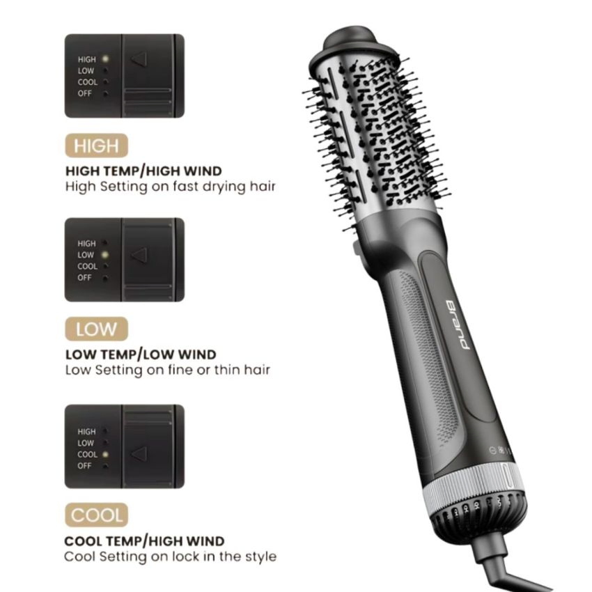 1200W All-in-One Professional Ionic Electric Straightener Hot Air Brush