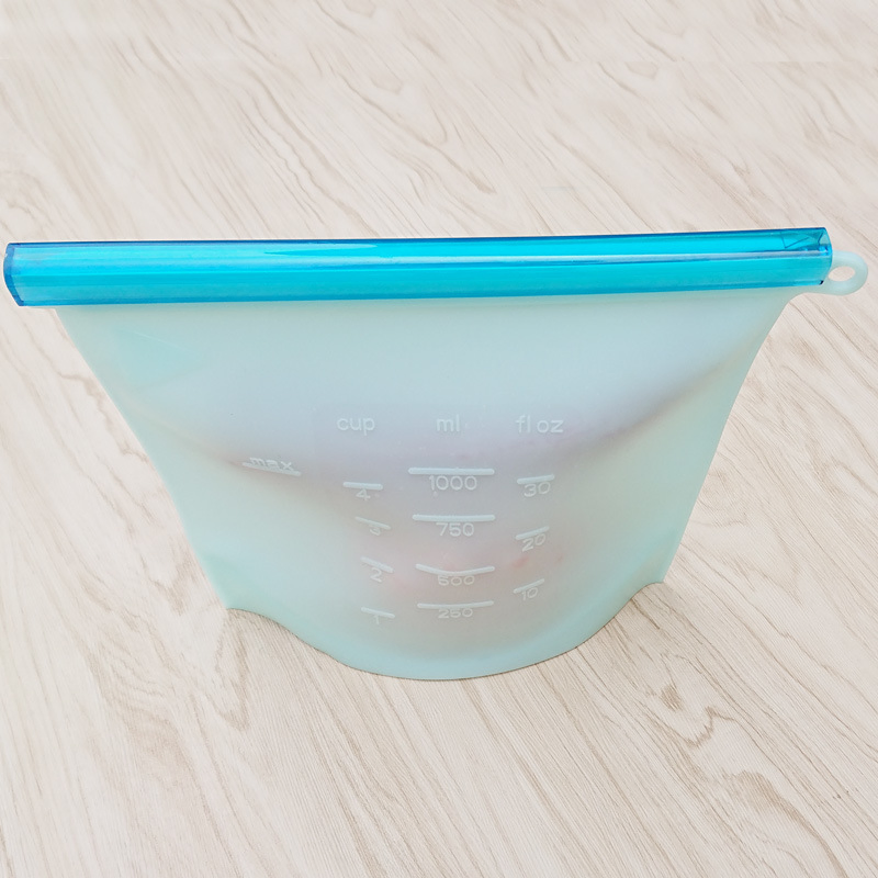 Manufacturer Recommended Silicone Fresh-Keeping Bag, Sealed Food Bag, Kitchen Supplies, Household Fresh-Keeping Storage Bag, Food Sub-Packaging