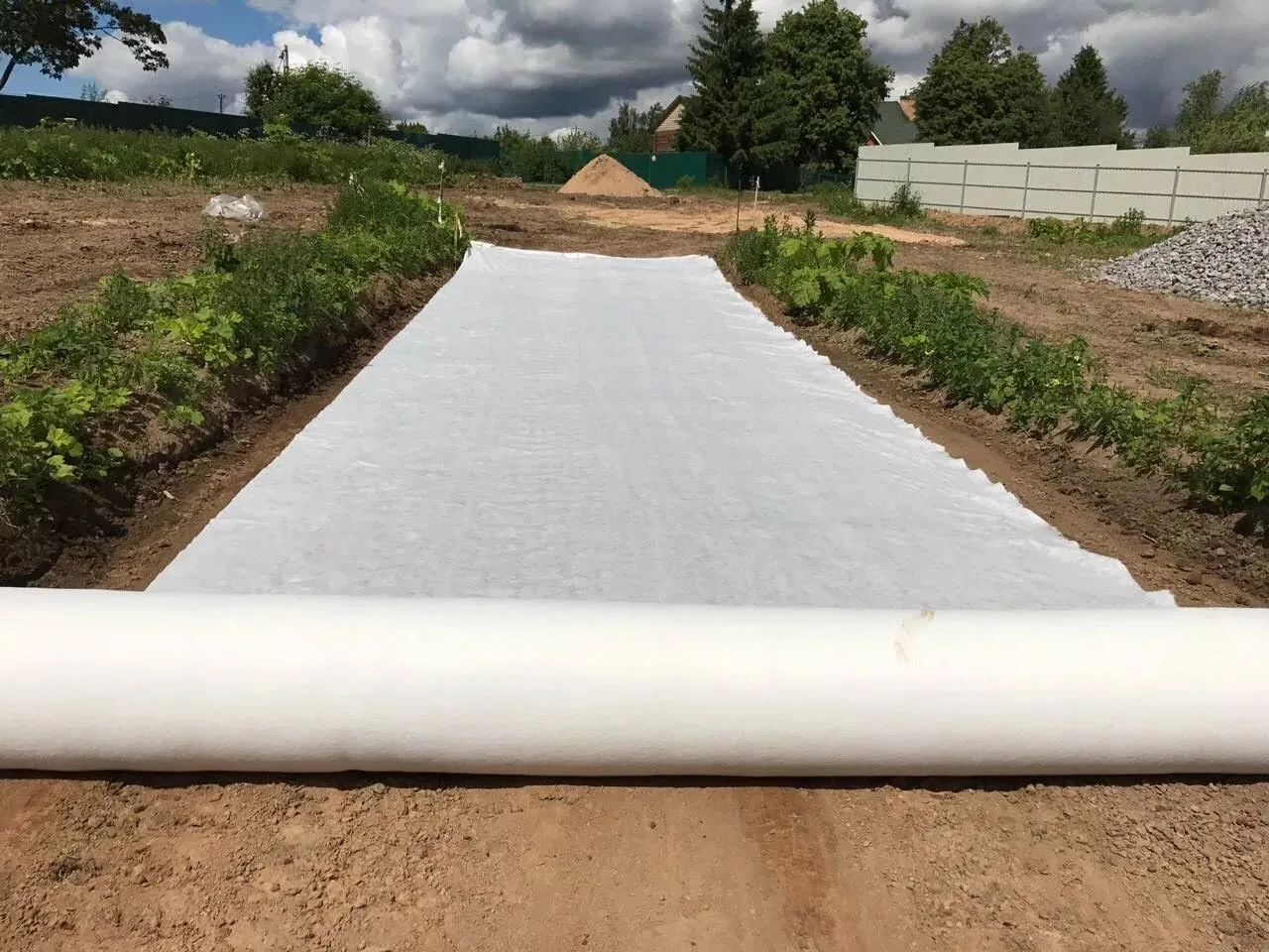 PP Pet Non Woven Geotextile Fabric for Road Construction Drainage and Separation