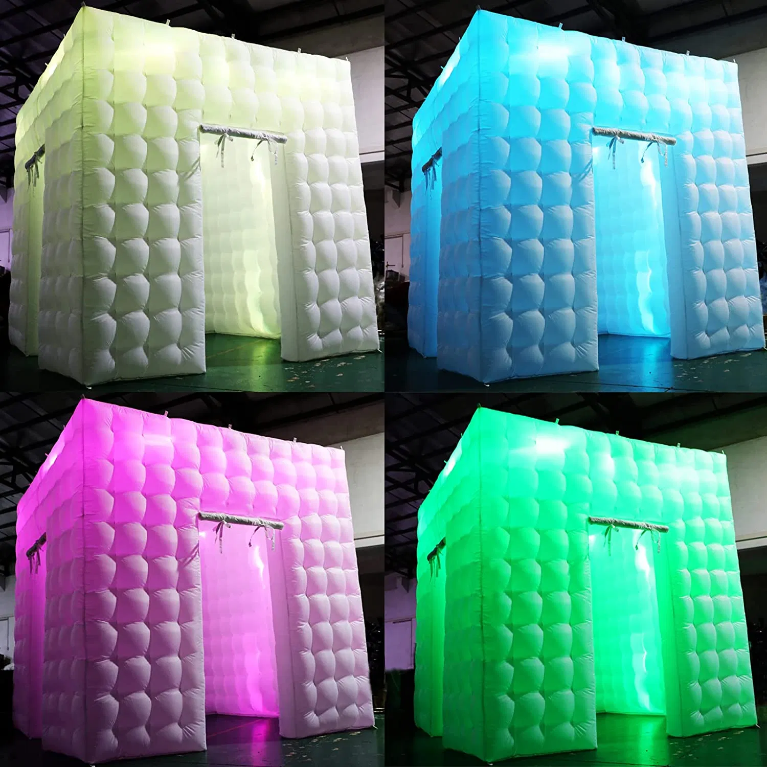 2023 New Customized Portable LED 360 Photo Booth Inflatable Enclosure