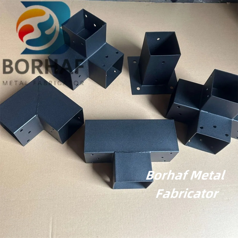 Powder Coated Modular Pergola Bracket with Steel Brackets