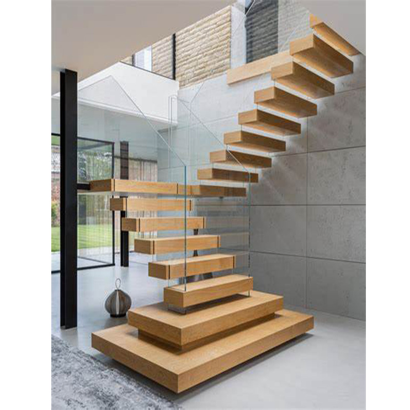 Modern Central Beam Steel Staircase Design