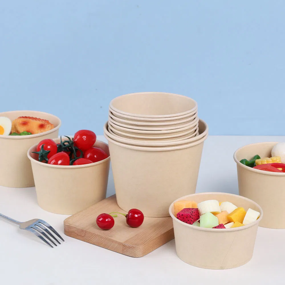 Бумажные тарелки и миски с логотипом для десертов и снеков