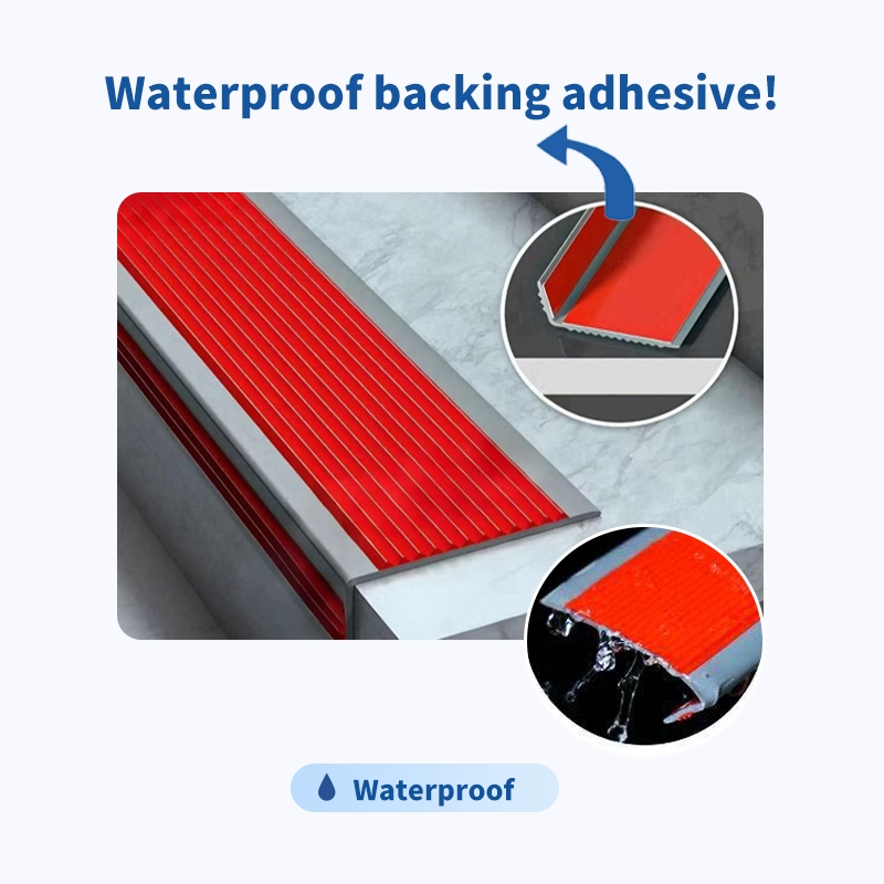 Modern PVC Staircase Edge Decorative Strip, Anti Slip L-Shaped Corner Protector