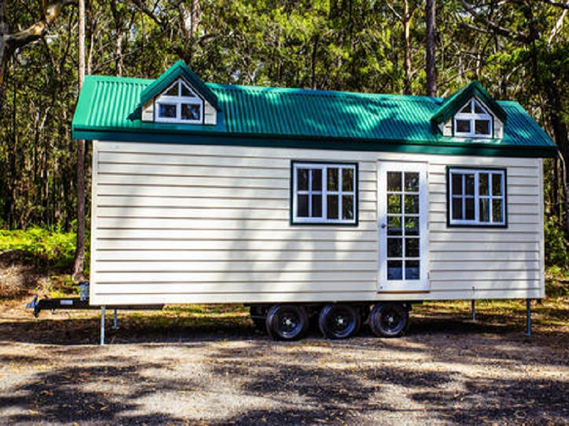 Prefab Steel Frame High Quality Tiny Modular House Caravan Camping Trailer