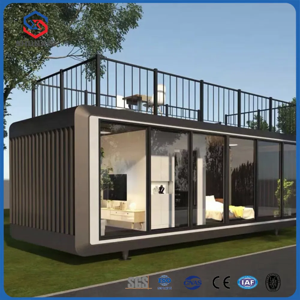 40FT Modified Shipping Container Modular Prefabricated Vessel Modern Capsule Luxury Prefab House