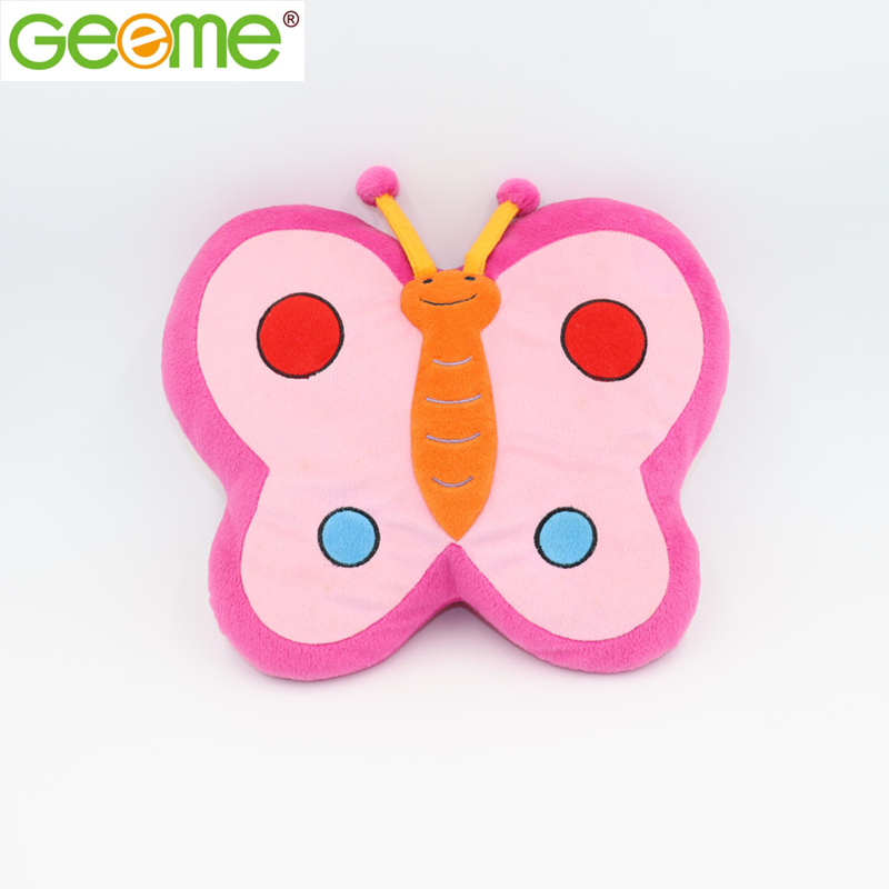Decorative Stuffed Plush Butterfly Shaped Toy Cushion Backrest Pillow