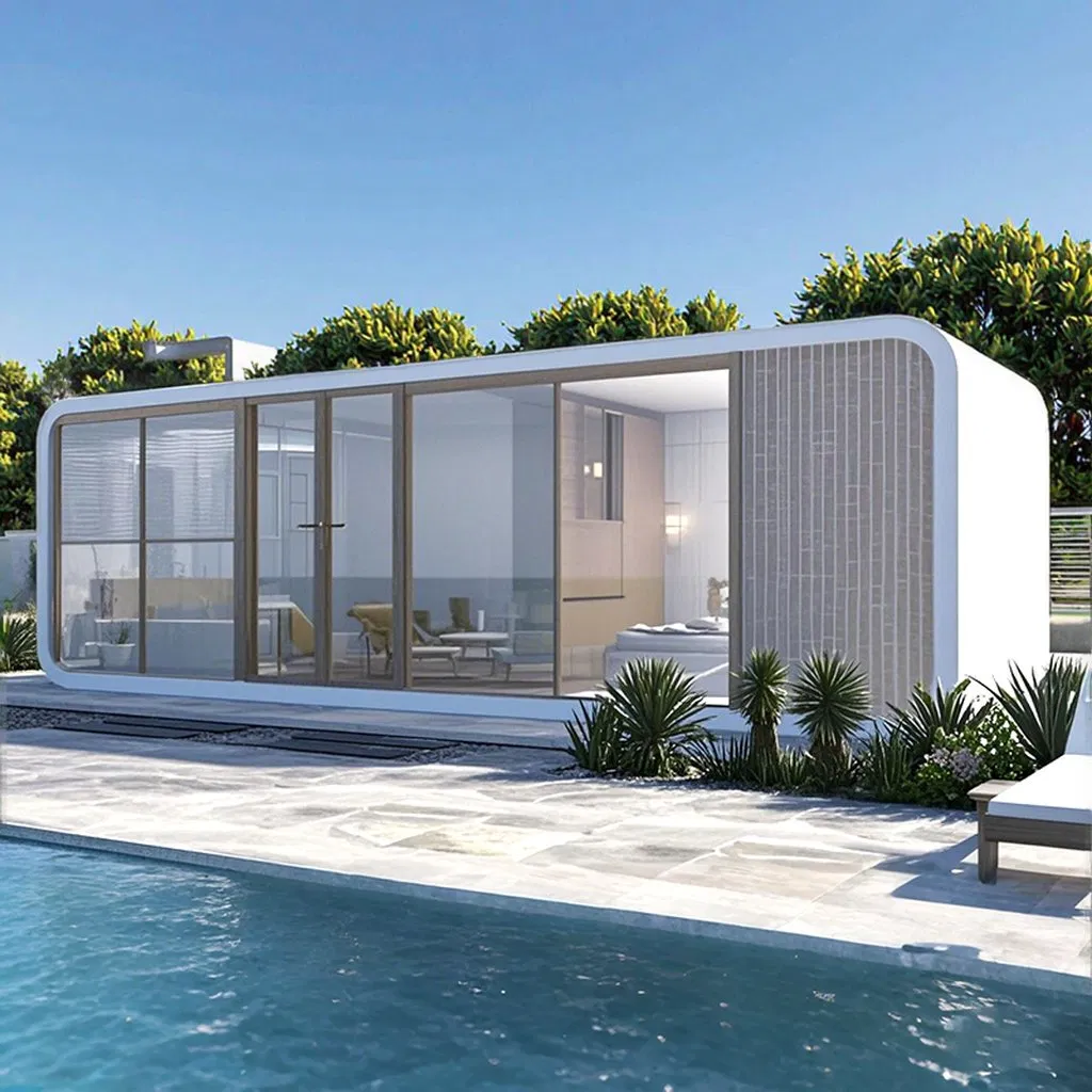 Steel or Alluminum Door Flexibly Combinable Apple Cabin Modular Home Mobile Container House