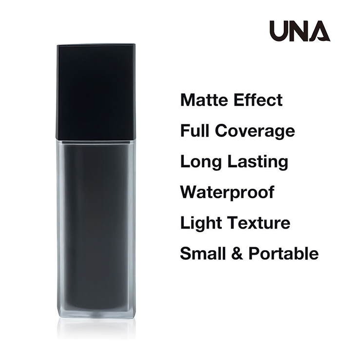 OEM Custom Logo Private Label Face Liquid Foundation Makeup Waterproof Matte Full Coverage Foundation for Dark White Skin Tint
