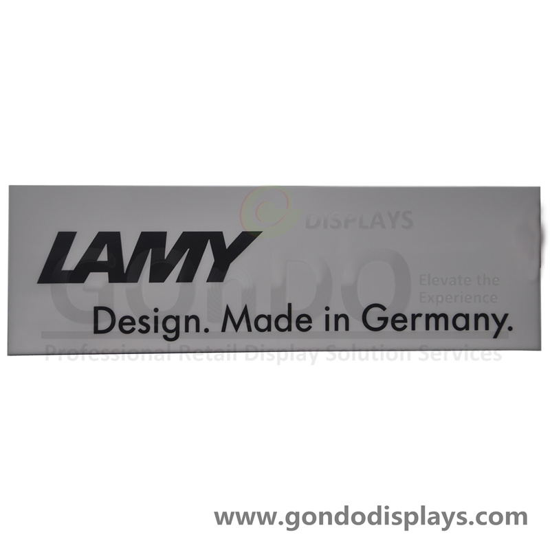 Factory Supply Advertising Acrylic Sheet Displayer Plastic Sign Holder