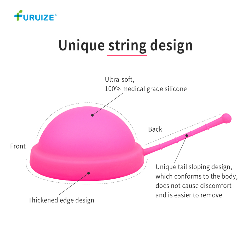 High Quality 100% Medical Grade Silicone Period Disc From Furuize Factory Women Menstrual Disc