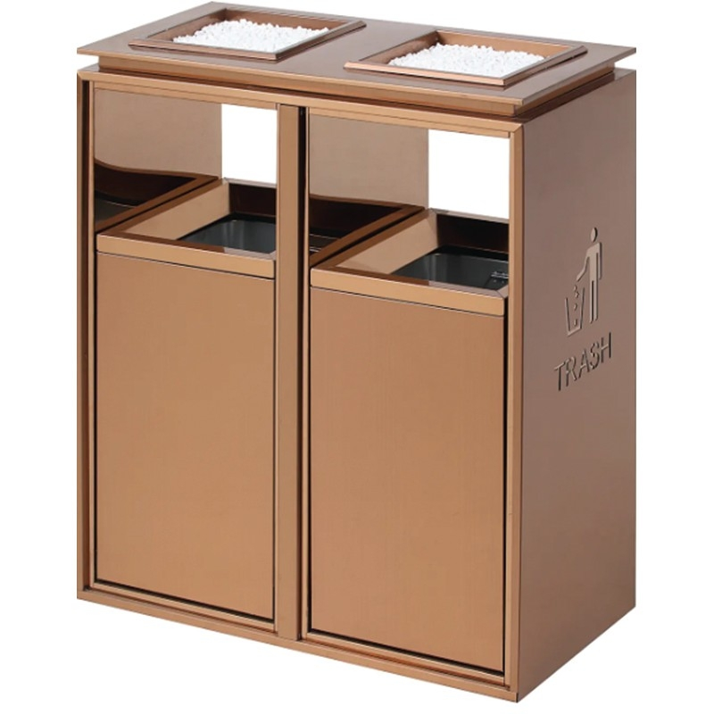 Wholesale Public Dump Commercial Outdoor Standing Metal Recycling Trash Hotel Waste Bin