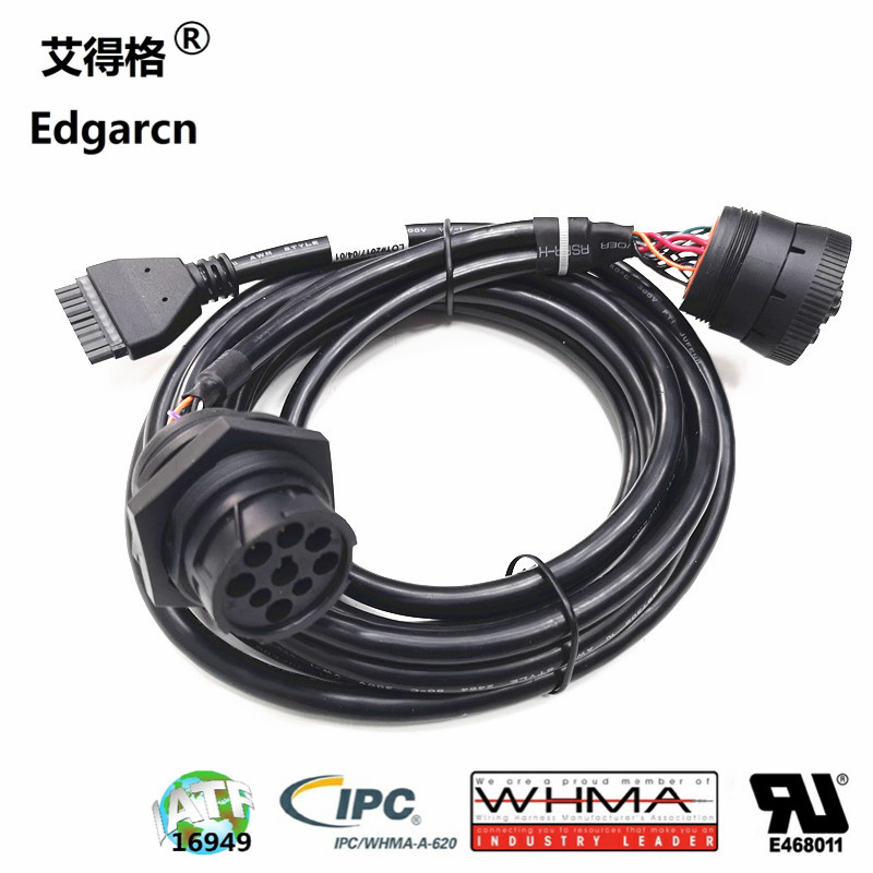 Premium Micro-Fit 3.0 to 9-Pin J1939 HD10 Wiring Harness