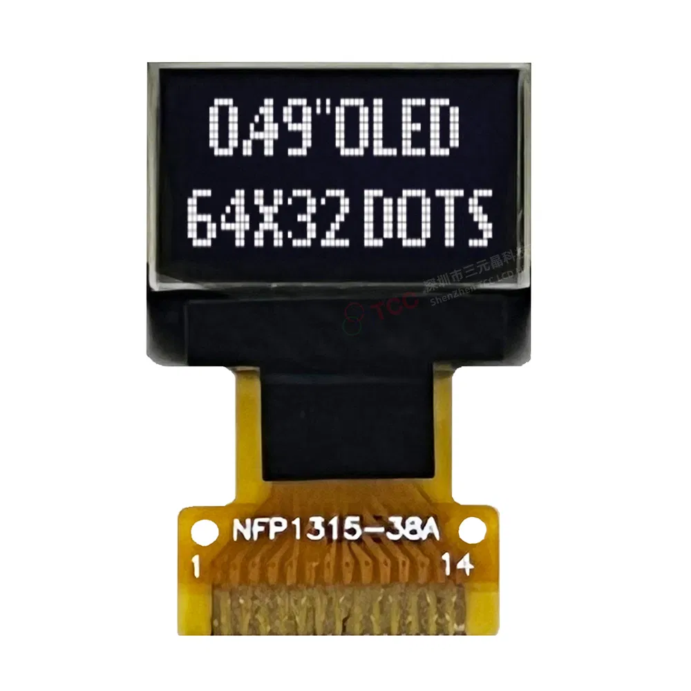 OLED-дисплей 0.49 дюйма, белый, 64x32, драйвер SSD1306