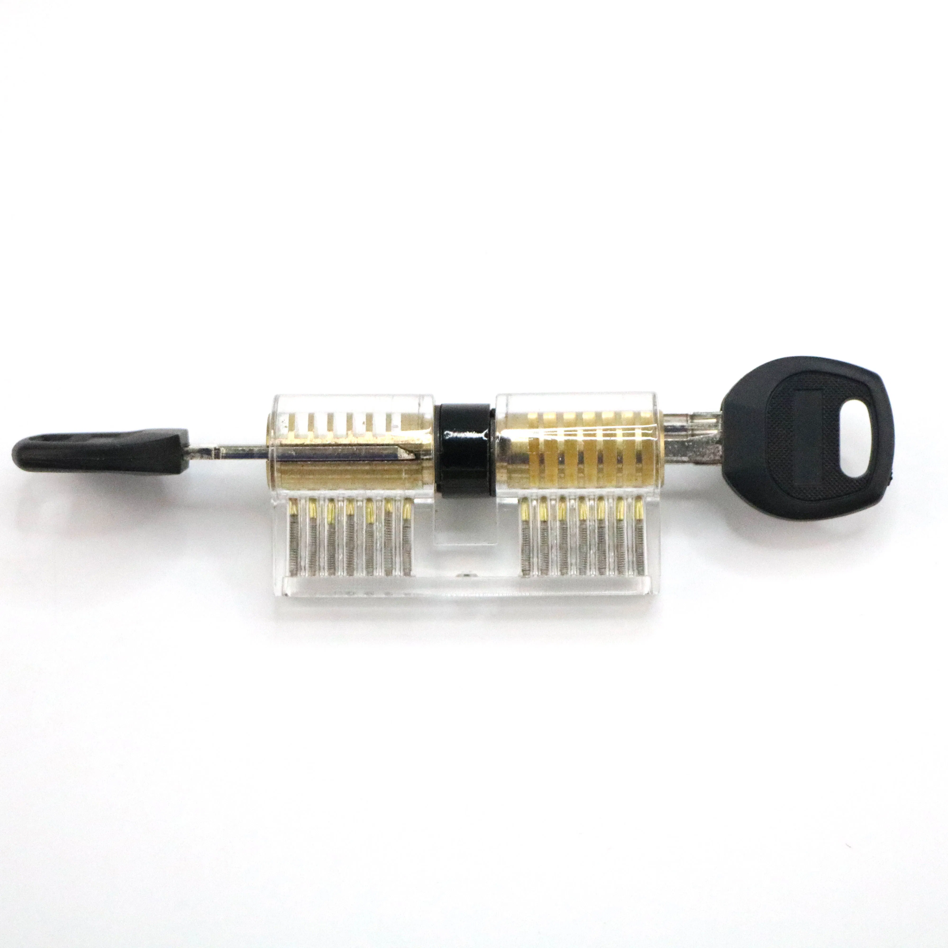 6-Piece Practice PRO Locksmiths Transparent Padlock Professional Transparent Padlock