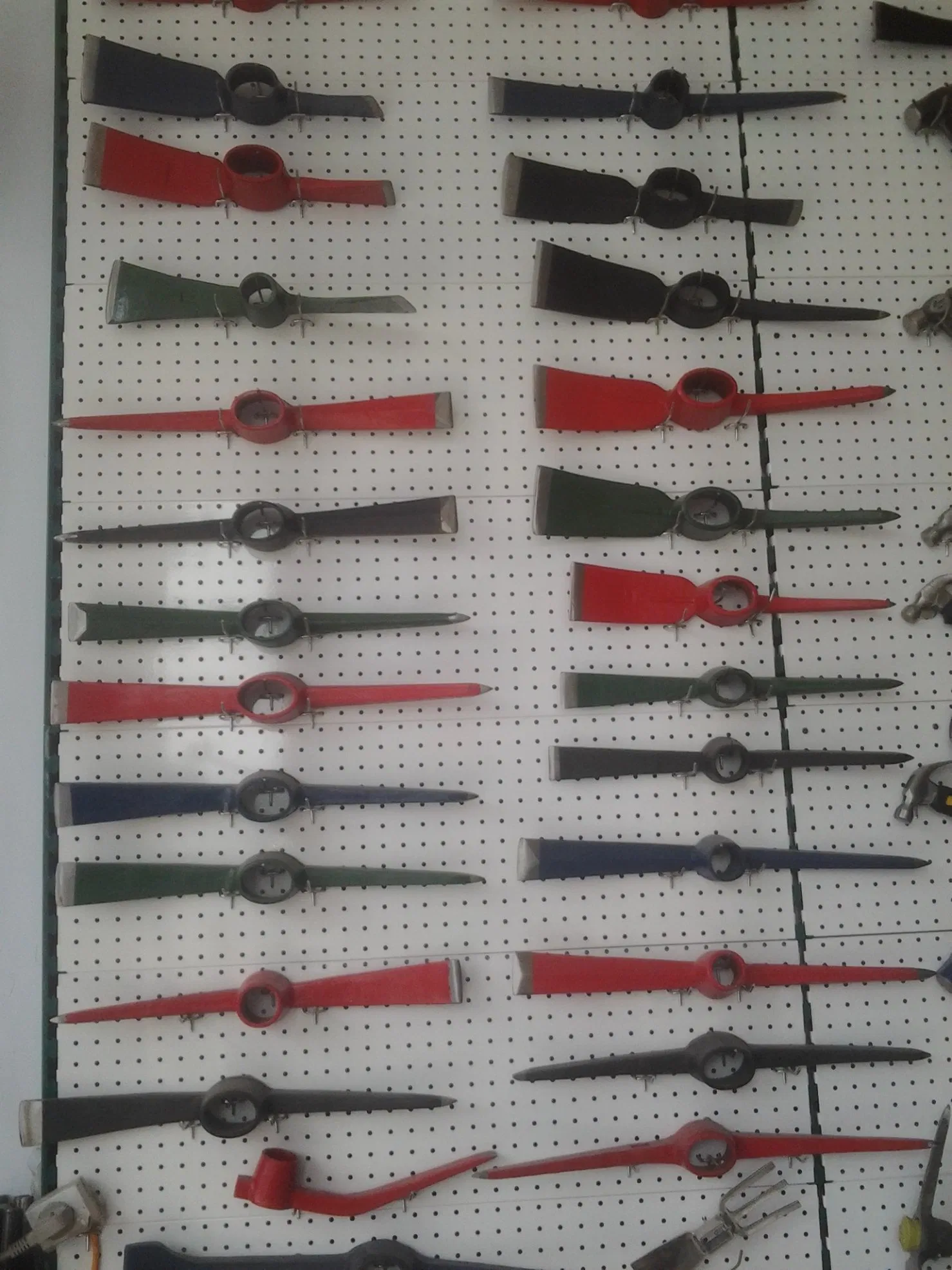 Hexagonal Steel Painting Crow Pry Bar with Black Rubber Plastic Handle