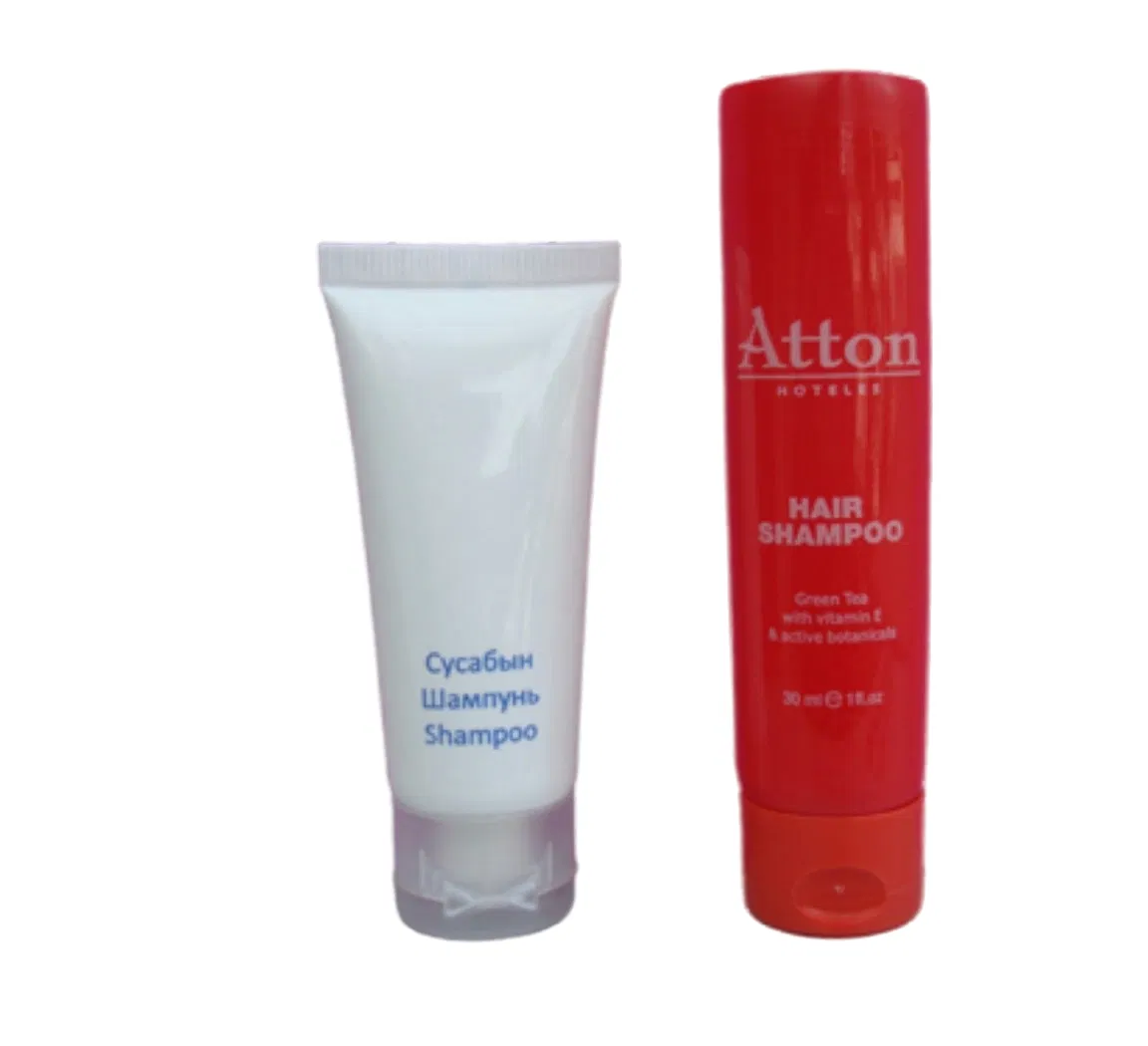 Shampooing Gel in Soft Tube with Hotel Amenities for Guest Room Using