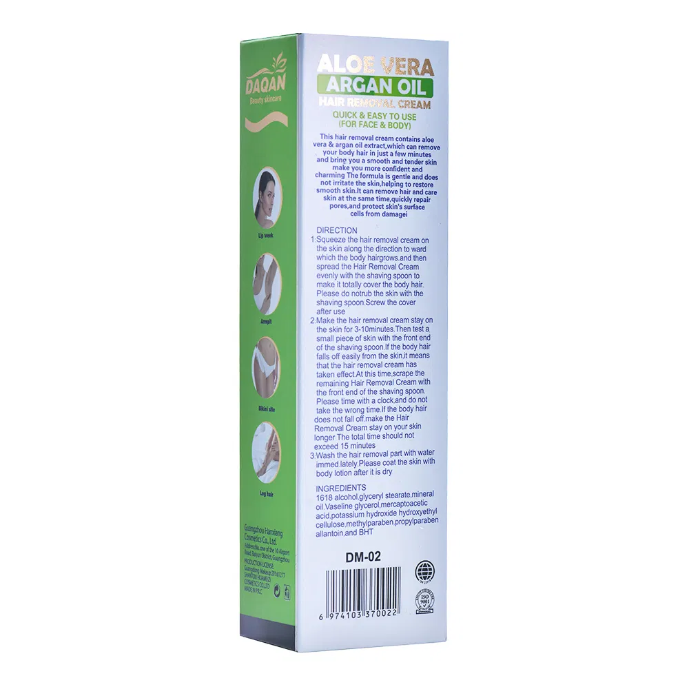 Organic Aloe Vera Hair Removal Cream for Smooth Skin