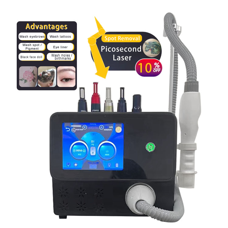 Picolaser Tattoo Removal Pigment Removal Machine Skin Whitening Picosecond Laser with CE Approved