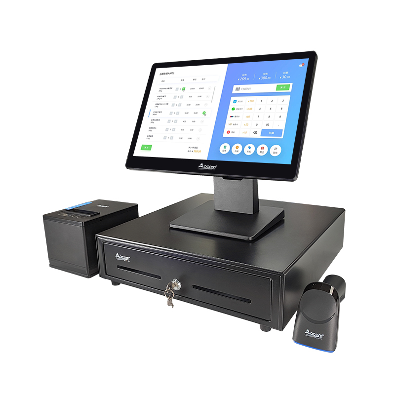 POS-1566 Ocom Ultra Slim 15.6inch Touch Screen Cashier Till Machine POS System