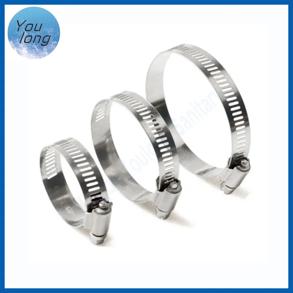 Stainless Steel American Type Hose Clamps for Diesel Engine