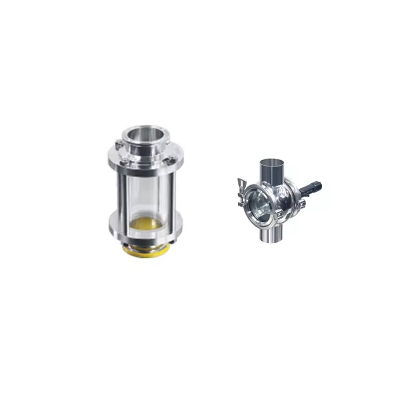 Customized Sanitary Flange Sight Glass Stainless Steel SS304 & SS316L for Pipe Fittings Pharemaceutical