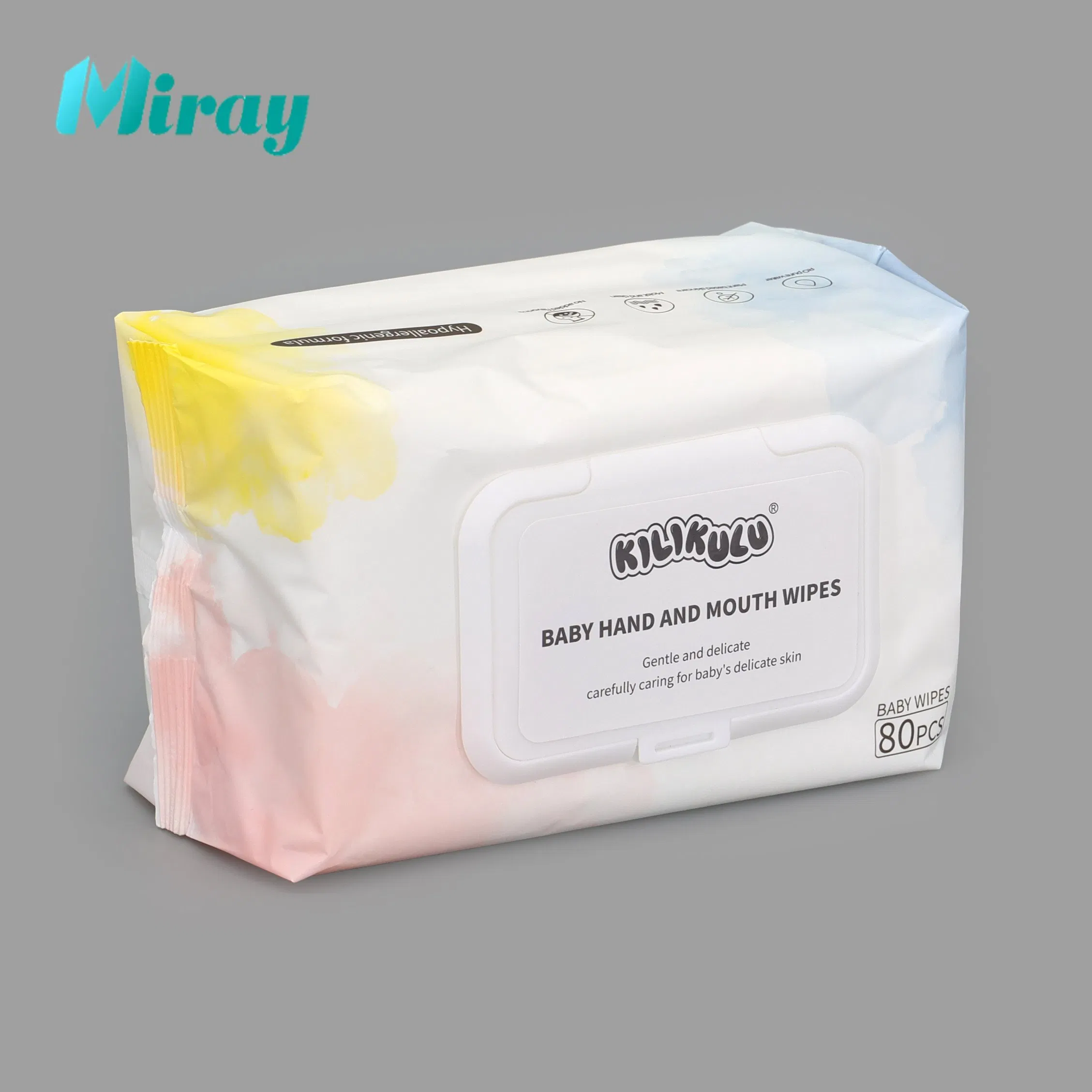 OEM ODM Wholesale Wet Wholesale Degradable Natural Plant Fiber Pure Water Based Soft Tissue Baby Wipes Daily Care Alcohol-Free