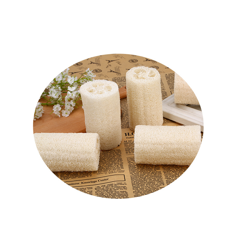 Wholesale Sisal Hemp Bamboo Single Pack Exfoliating Facial Body Natural Loofah Sponges for Bath