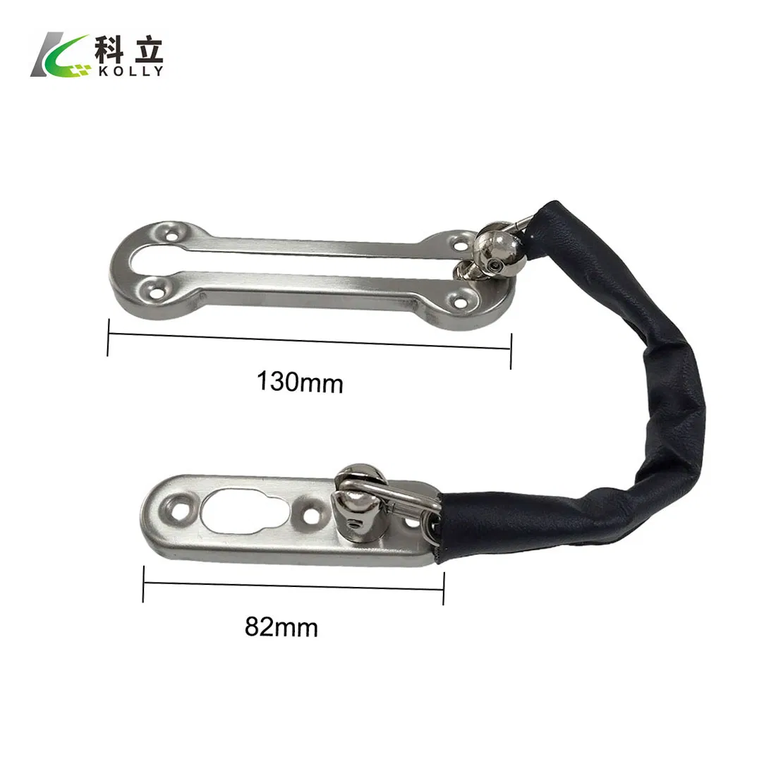 Heavy Duty Door Chain Bolt Stainless Steel/Zinc Alloy Anti-Theft Door Bolt Security Chain Thickened Bolt for Inside Door and Window