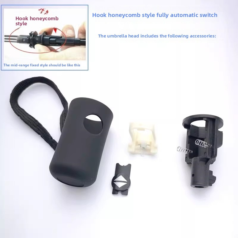 Factory Most Popular Wholesale Small Carbon Fiber Umbrella Portable Manual Umbrella Spare Parts 3 Fold Umbrella Frames for Sale